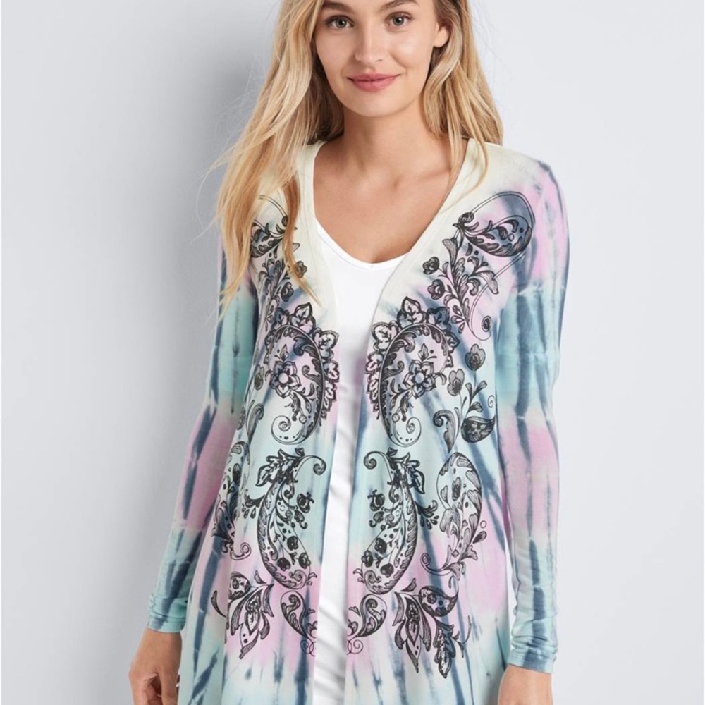 Venus brand tye dye cardigan. New from a smoke free home